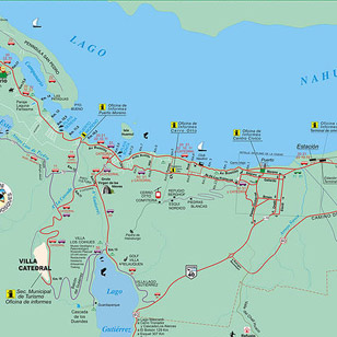 San Carlos de Bariloche Area Tourist Map