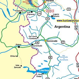 Mapa Noroeste Chubut