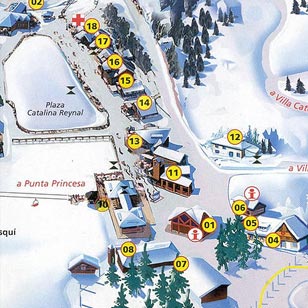 Mapa Cerro Catedral